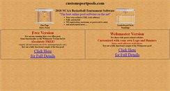 Desktop Screenshot of customsportpools.com